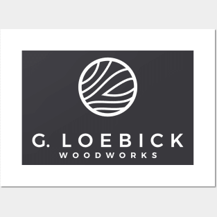 G. Loebick Woodworks White Posters and Art